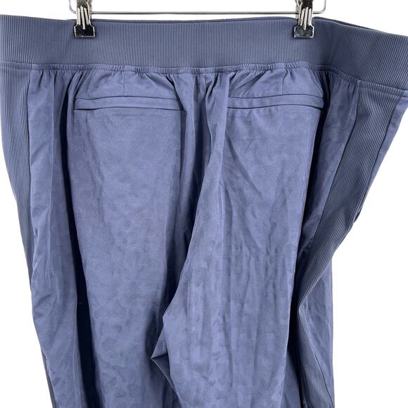 Athleta Brooklyn Pant Size 18 Textured Ankle Purple - Picture 5 of 7